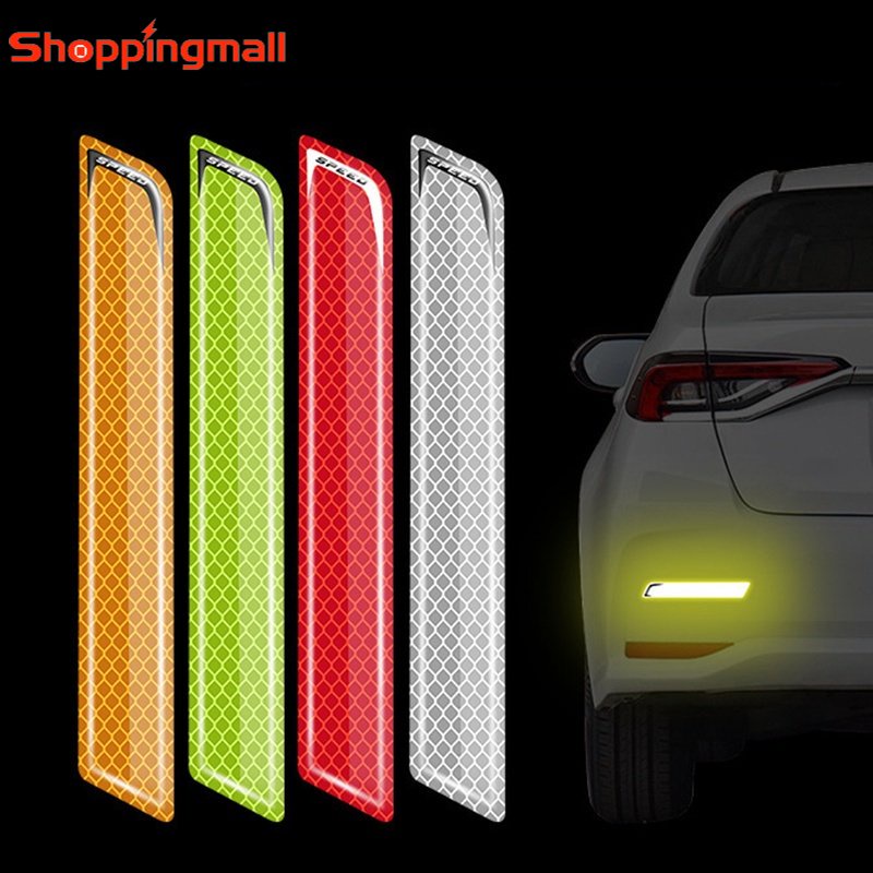 2x Car Reflective Warning Strip Tape Bumper Sticker Truck Safety - Foto 7