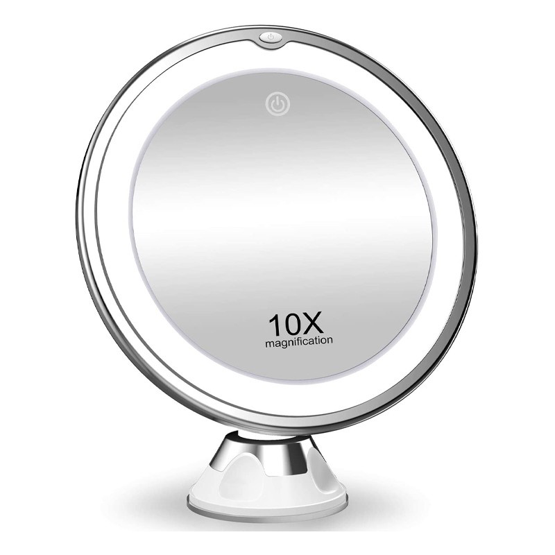 ⭐[Sg Seller] Flexible Makeup Mirror 10x Magnifying Mirrors Led Lighted