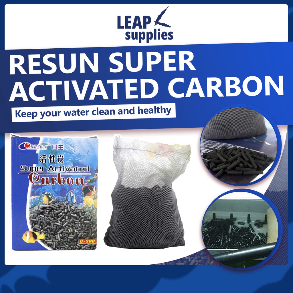 Resun Super Activated Carbon Aquarium Filter Charcoal Fish Tank