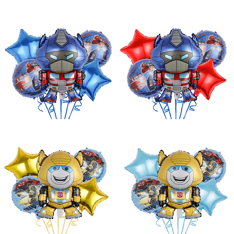 Cartoon Transformers Film Theme Balloon Set Party Decoration Cool