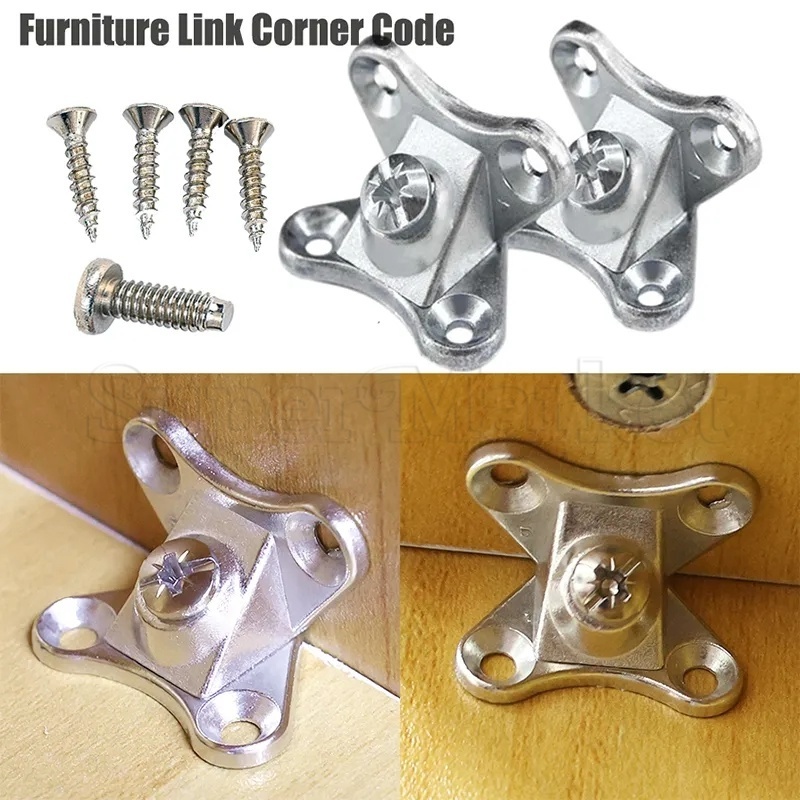90 Degree Plywood Connector Joint Fastener Shelf Support / Metal Corner