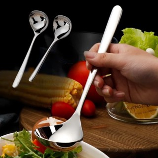 Stainless Steel Hot Pot Ladle Anti Scalding Heat Insulation Long Handle Hotpot  Ladle Black Handle Leaky Shovel 