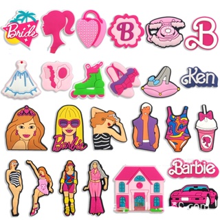  Crocs Unisex's Jibbitz Barbie Multi Pack, Girly Shoe Charms, 5  Pack : Clothing, Shoes & Jewelry