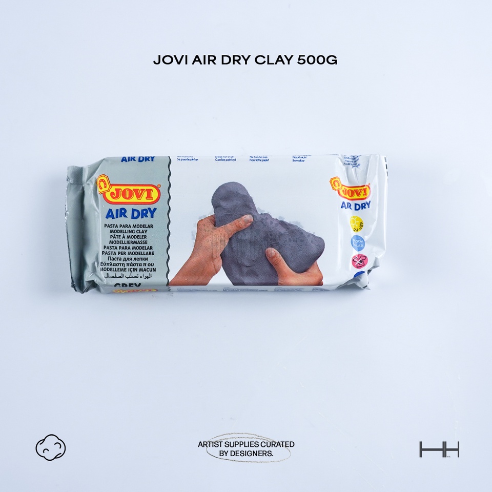 Jovi Air Dry Clay 500g (Grey, Terracotta, White) | Shopee Singapore