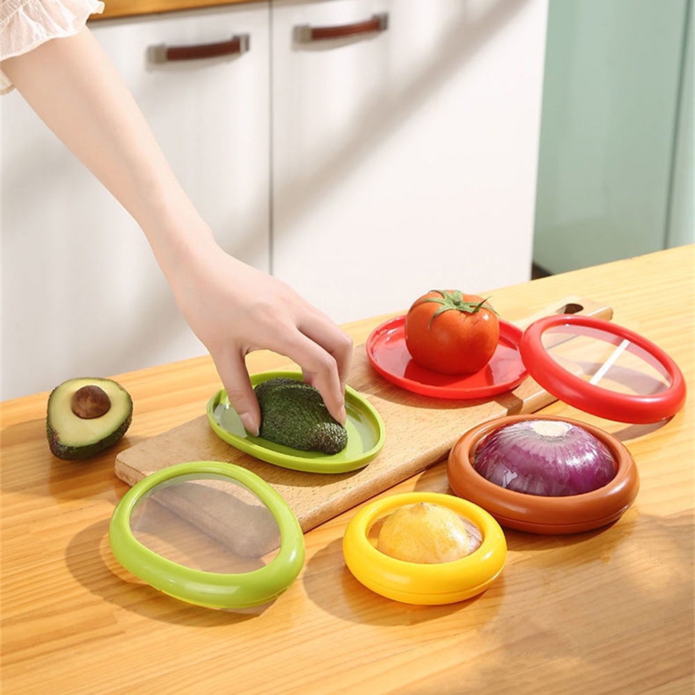 Boxes Fruit Vegetable Crisper Avocado Keeper Food Sealed Storage Box
