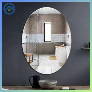 Fule Creative acrylic round oval mirror wall sticker self-adhesive  decorative mirror 