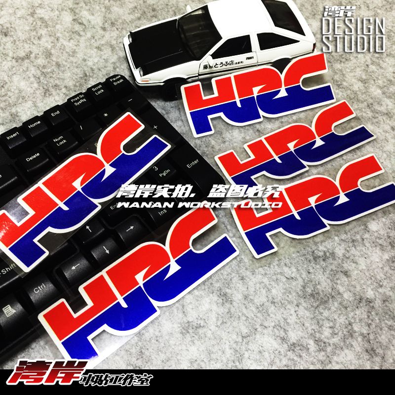 The Fastest Wangan Modified Stickers Reflective Car Stickers Modified Stickers HRC