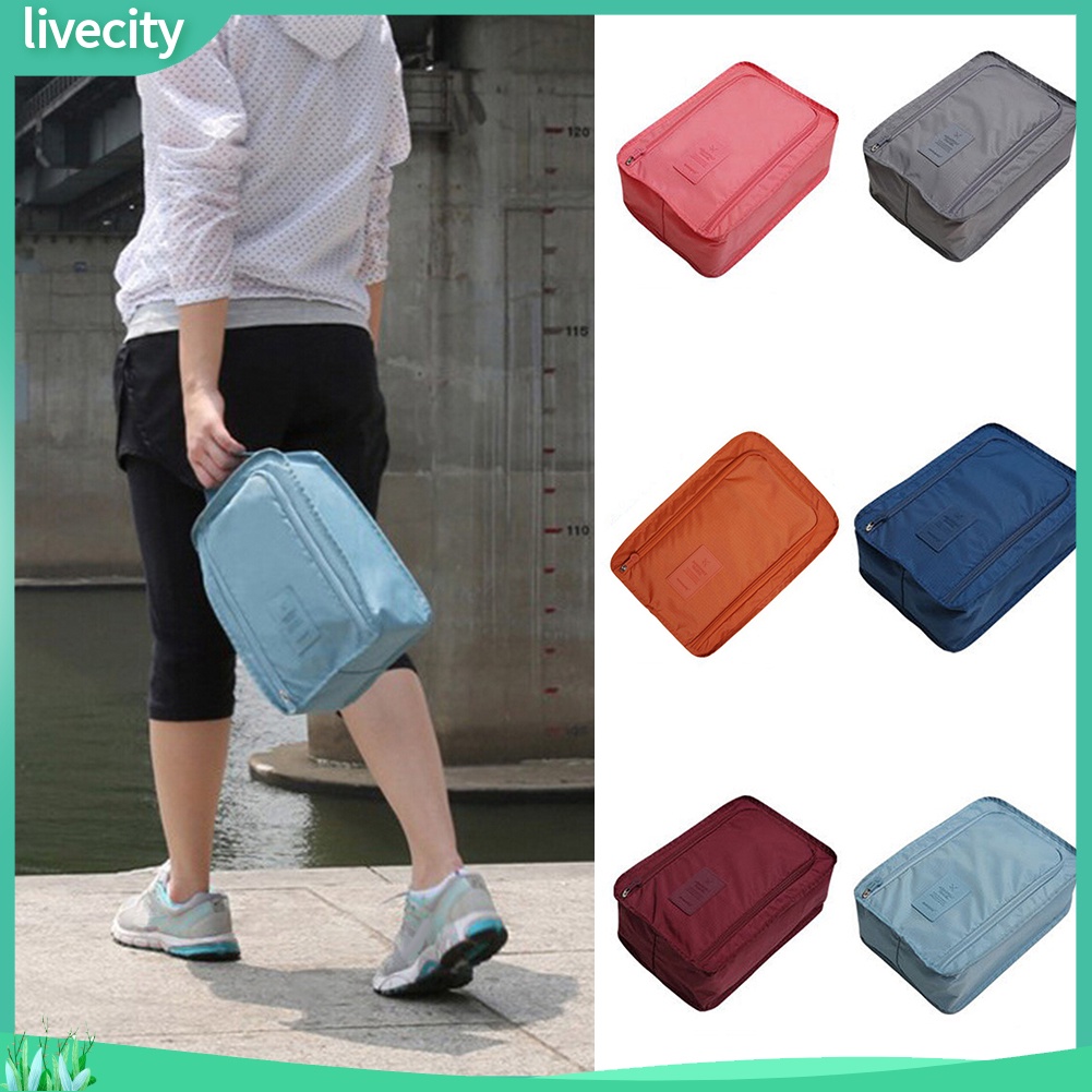 {livecity} Outdoor Travel Shoes Storage Bag Waterproof Portable Packing ...