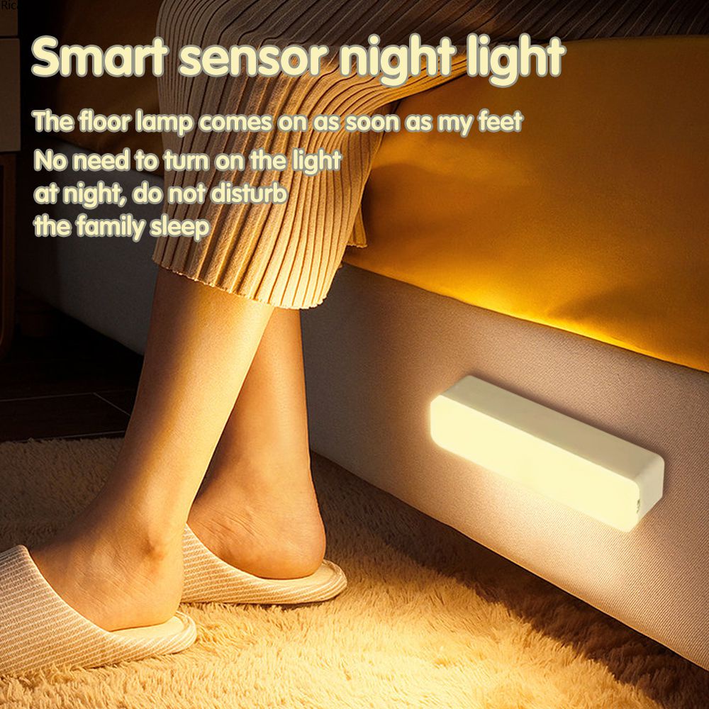 Motion Sensor Cabinet Night Light Led Usb Rechargeable Lighting Kitchen ...