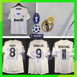 2009-10 Real MADRID Home S/S No.9 RONALDO UCL 09-10 RMCF UEFA CL jersey  shirt