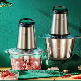 In stock HOMEASY electric meat grinder food processor stainless steel meat mixer meat and vegetable food chopper