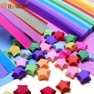 540 Sheet Folding Paper Origami Stars Paper Strips Colorful Double Sided Lucky  Star Strips DIY Hand