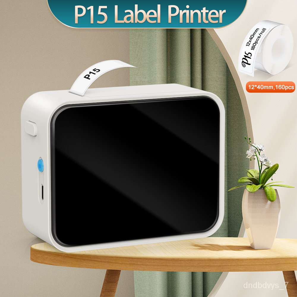 P15 Label Printer Sticker Waterproof Self-adhesive P15 Thermal