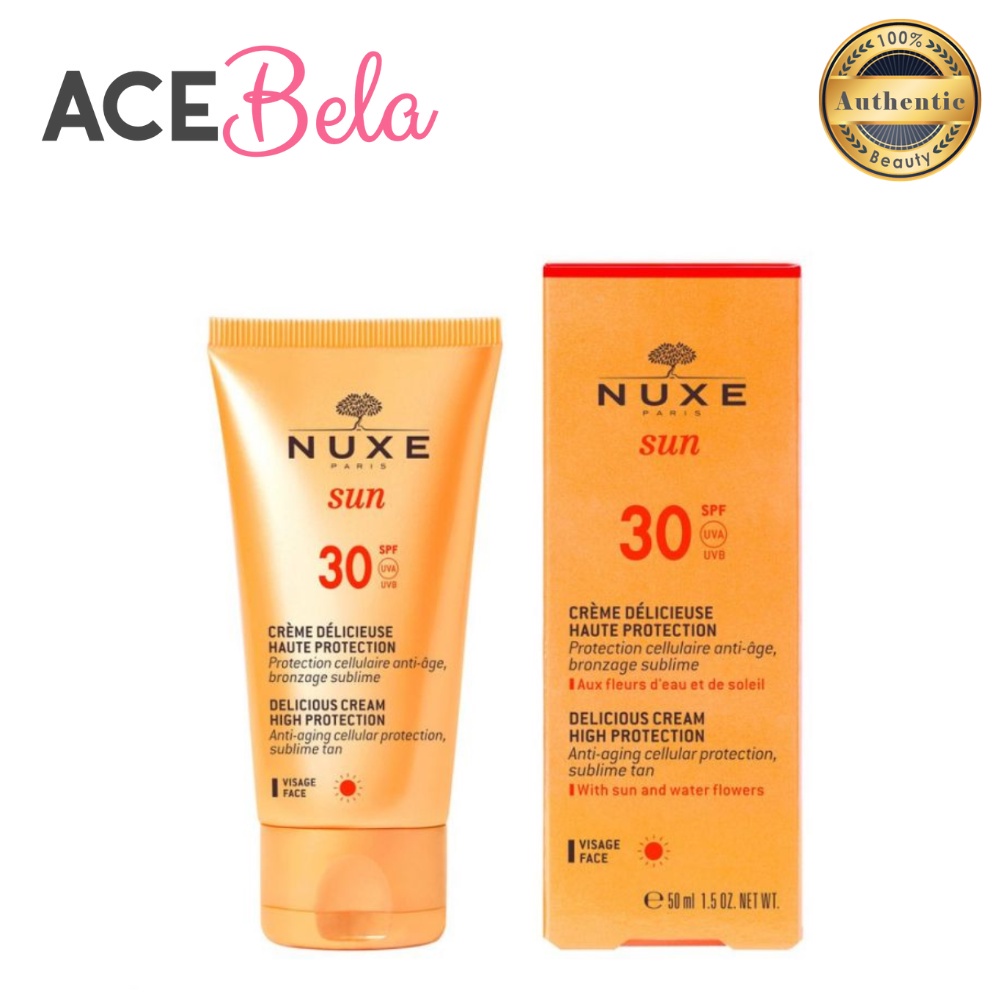 NUXE Sun Delicious Cream High Protection for Face SPF30 50ml (100% ...