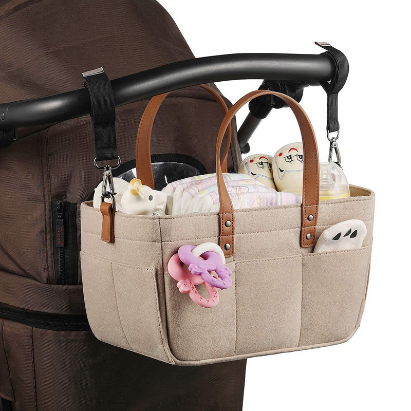 Baby Diaper Bag 4-Piece Complete Set - Large Capacity Premium Mummy Bag with Accessories