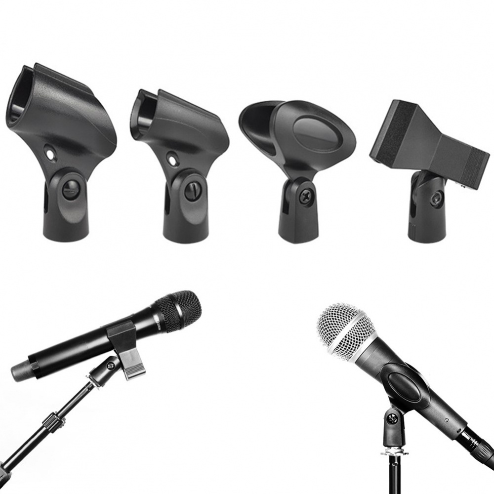 Microphone Clip With Adapter Clamp Clip For Handheld Mic For Mic Holder