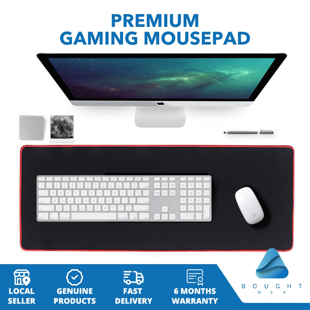 900x400 XXL Gaming Mousepad - Water Resistant, Smooth Cloth Surface ...