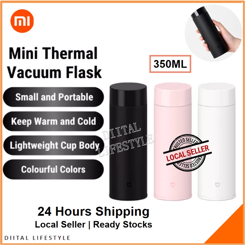 Mijia 350ml Stainless Steel Water Bottle 190g Lightweight Thermos Vacuum  MIni Cup Camping Travel Portable Insulated