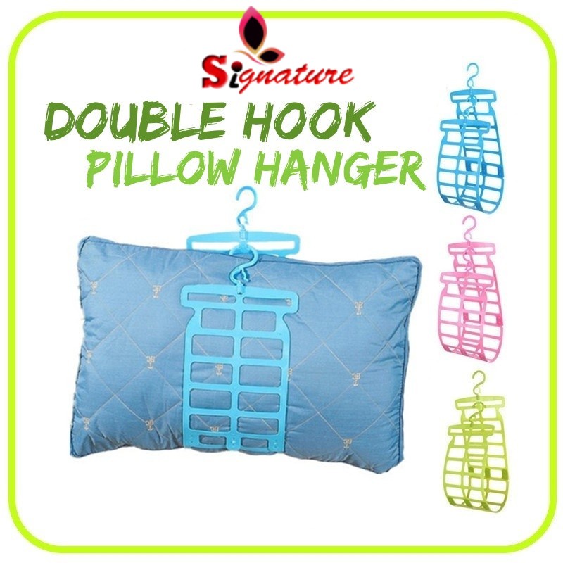 Double Hooks Adjustable Pillow Drying Rack Multifunctional Universal ...
