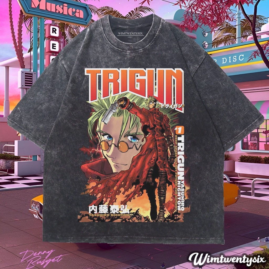 vintage trigun shirt