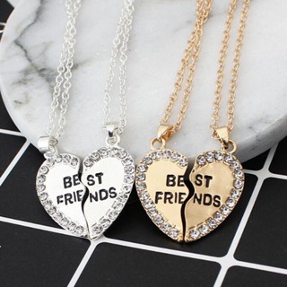 Cute Cat Heart Magnet Necklaces for Women Girls Kawaii Best Friends Neko  Doggy Animal Pendant Chain