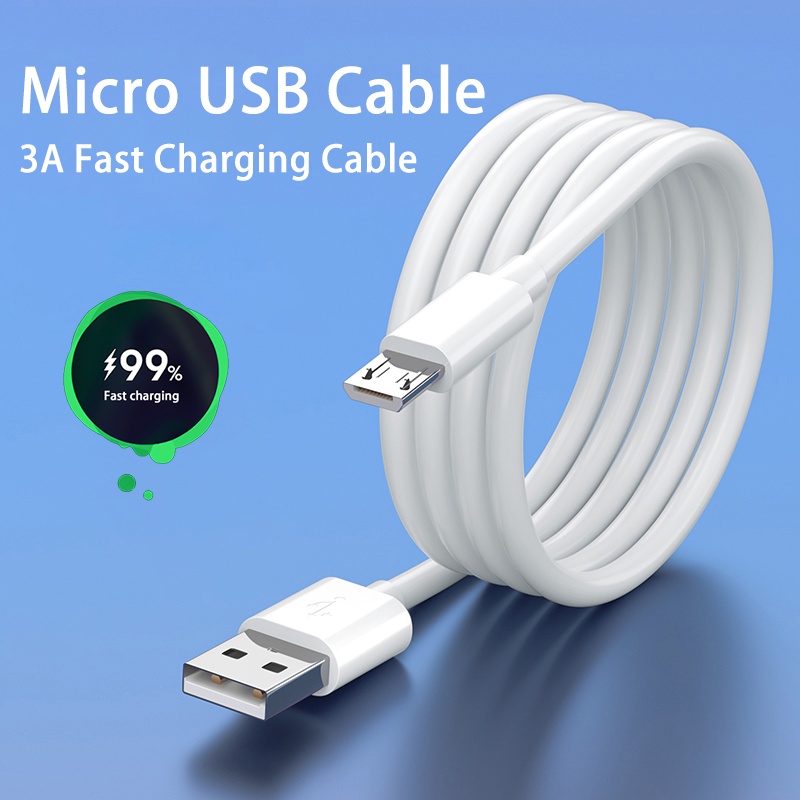 USB Micro Cable 3A Fast Charge Data Cable for Samsung Xiaomi Tablet