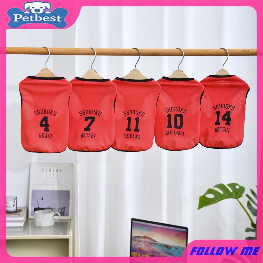 Dog Tank Top Slam Dunk Master Xiangbei Jersey Spring/Summer Cool Pet