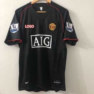 Manchester United Cristiano Ronaldo 2007 Black Long Sleeve Retro Jersey