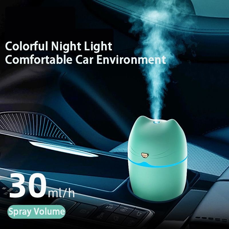 Air Humidifier Mini Ultrasonic USB Essential Oil Diffuser Car