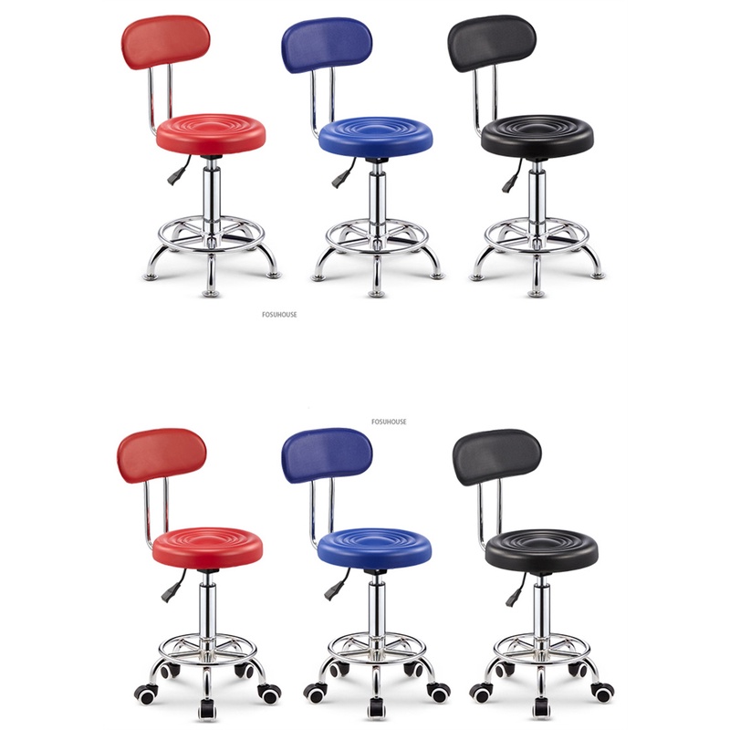Lift Bar Chair Swivel Beauty Stool Nail Stool Lab Chair Work Stool