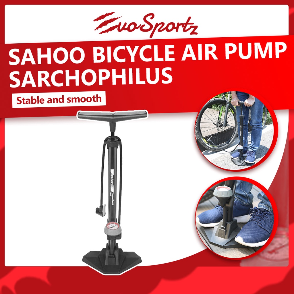 Sahoo Bicycle Air Pump with Gauge 160 PSI Bike Hand Pump Shopee Singapore