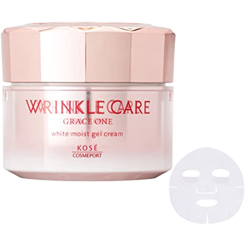 KOSE Glace One Wrinkle Care White Moist All In One Gel Cream Wrinkle Improvement x Spots Prevention 100g With Bonus