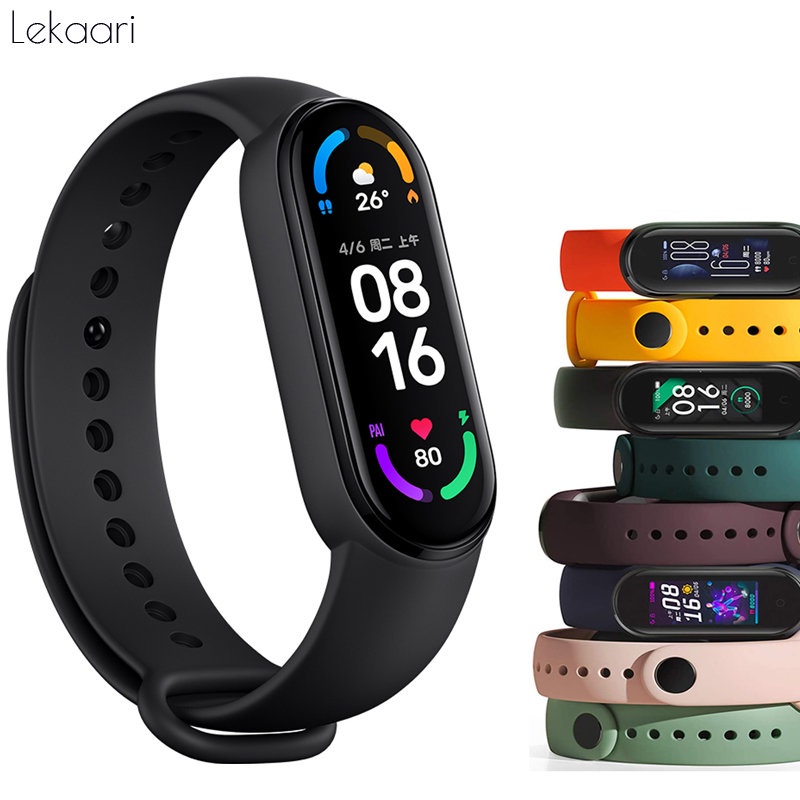 Watchband For Xiaomi Mi Band 7 6 5 4 3 Bracelet Soft Silicone Sport ...