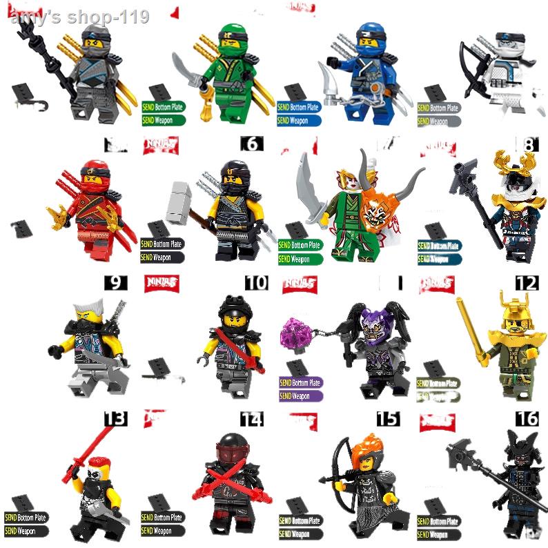 Ready Stock☊ Phantom Ninjago Building Blocks Jay Zane Kai Lloyd Cole Nya Ninja Movie Minifigures 