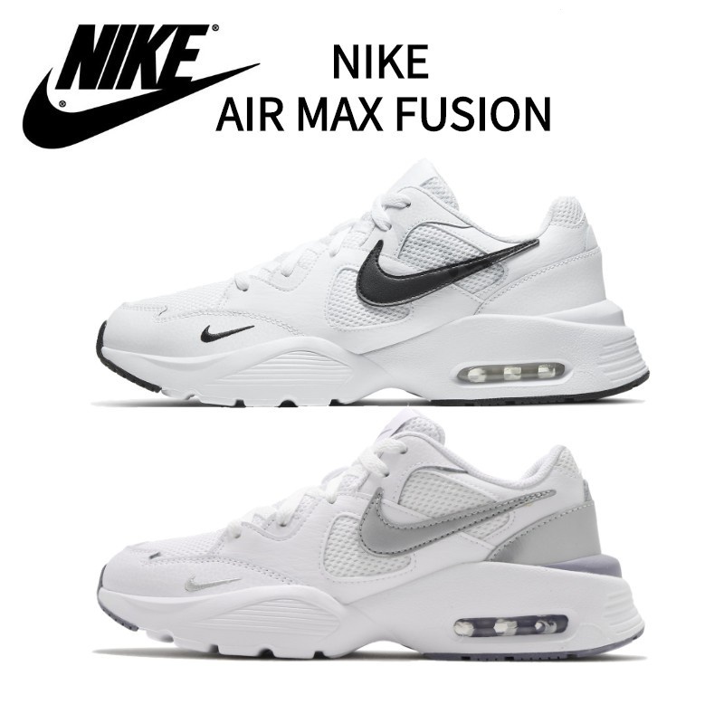 NIKE AIR MAX FUSION Silver Purple Black Men Women Mesh Running Shoes Retro Casual Sports Basketball Shoes Training