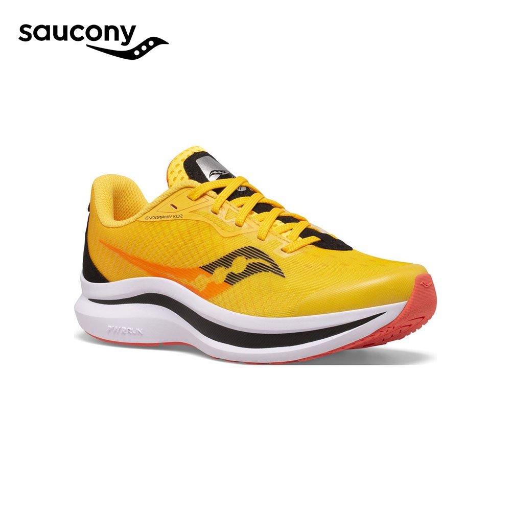 Saucony Kids Endorphin KDZ Sneakers - Vizi / Gold | Shopee Singapore