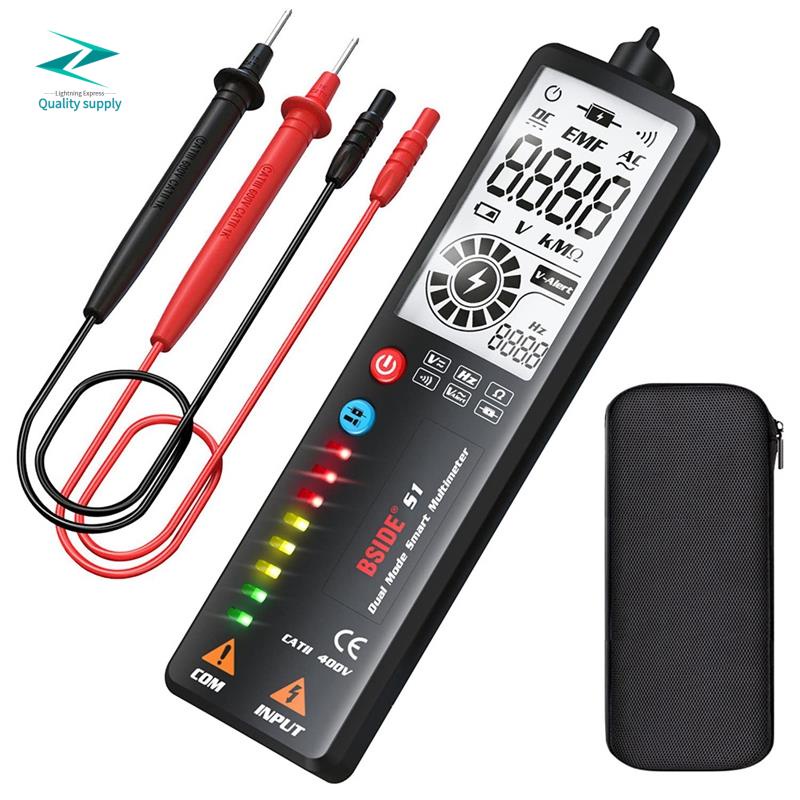 Bside S1 Voltage Detector Tester Digital Multimeter Smart Multimeter Lcd Portable Multimeter Dc 