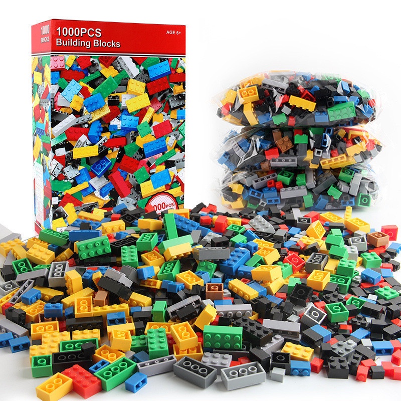 【SG Stock】 Kids Toys 1000pcs Block New Environmentally Friendly ...