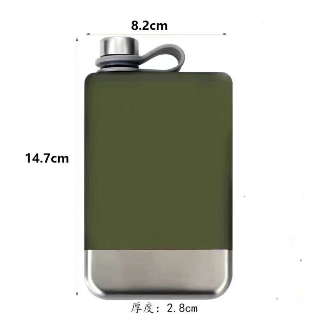 YQ31 Military Factory Portable304Stainless Steel Wine Pot Mini