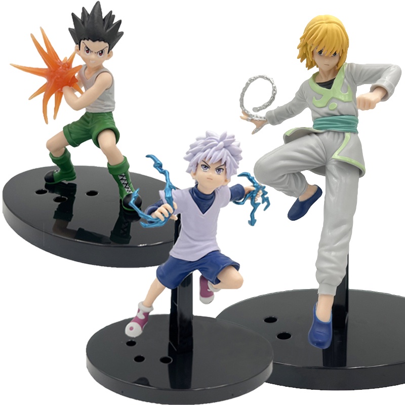 18cm Hunter X Hunter Gon Freecss Anime Figure Killua Zoldyck Action Figure Kurapika Figurine 0516