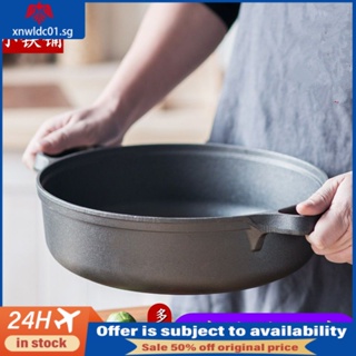 Nonstick Double Pan,Frying Pan Flip Double-Sided Portable Barbecue Cooking  Tool Cookware Stove With Anti-Scalding Handle Reliable Skillets For Indoor  And Outdoor Cooked 