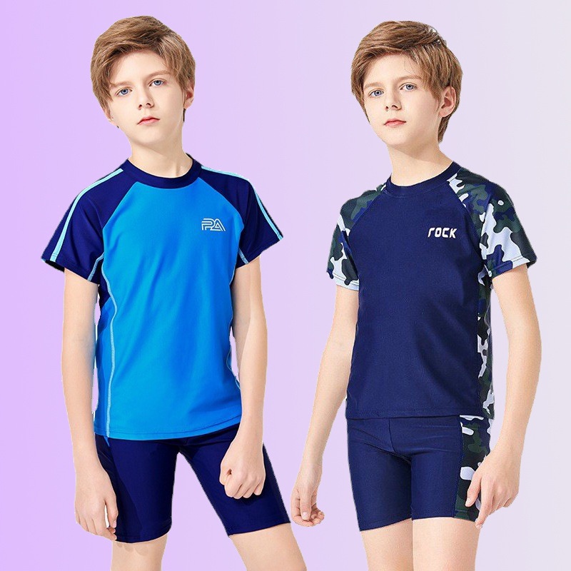 Children's Swimwear Boys Split Swimsuit Elastic and Comfortable