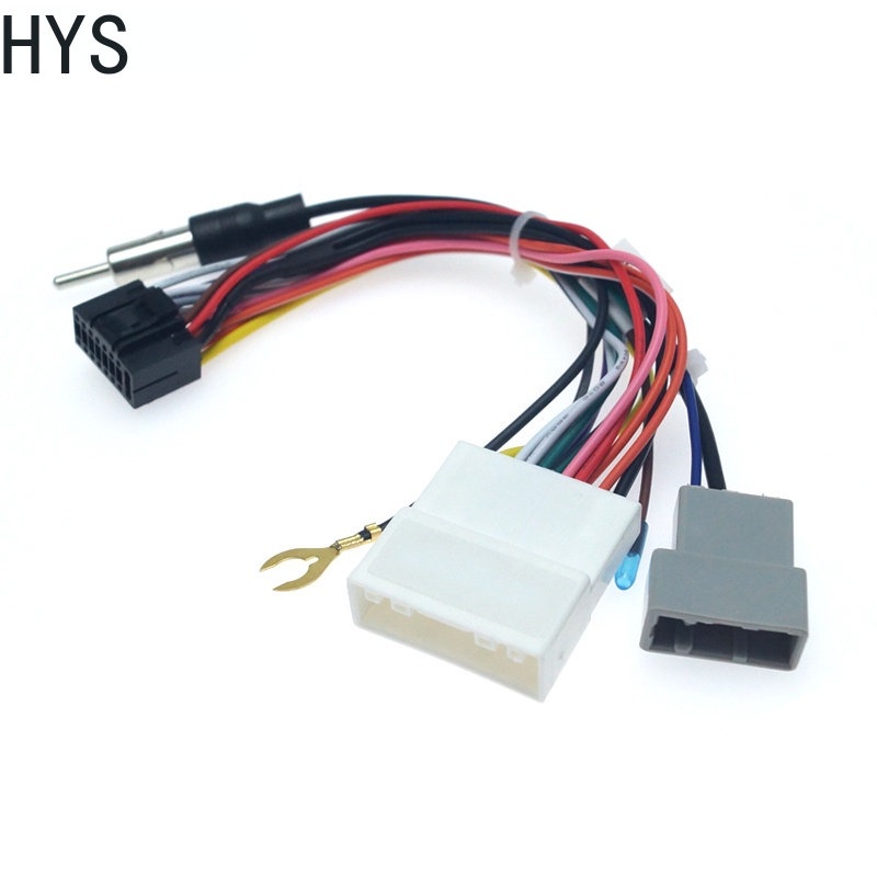 HYS 16P Car Head Unit Wire Harness Adapter For Nissan OEM Car Radio