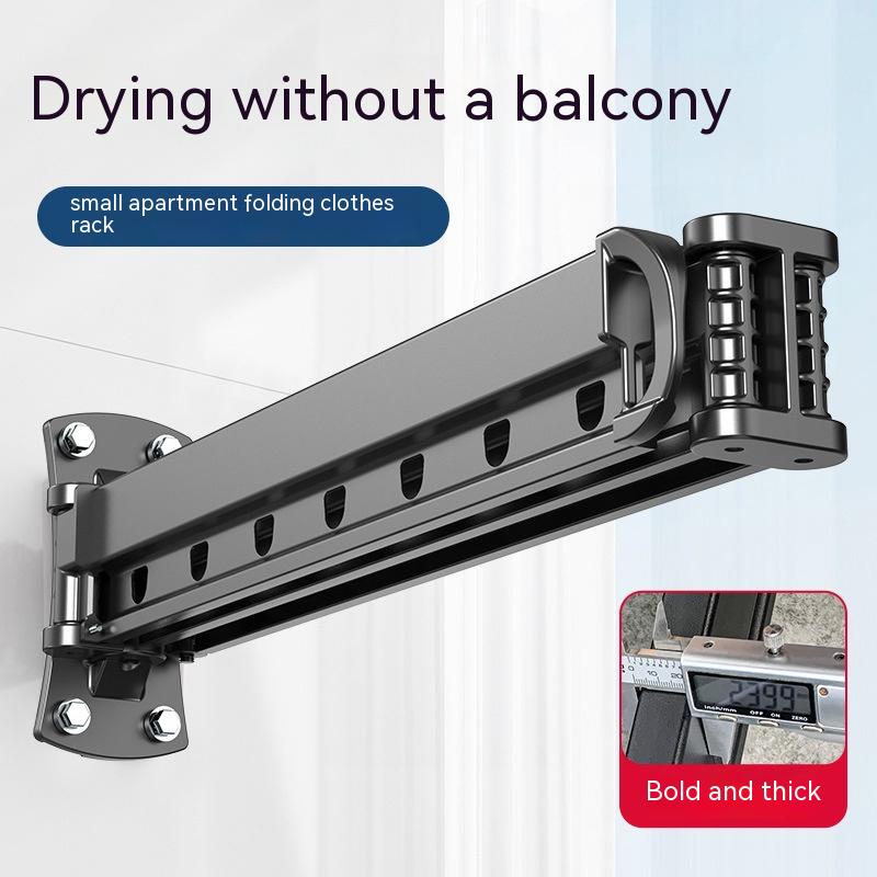 Folding drying Wall Mounted Indoor Window Type Balcony