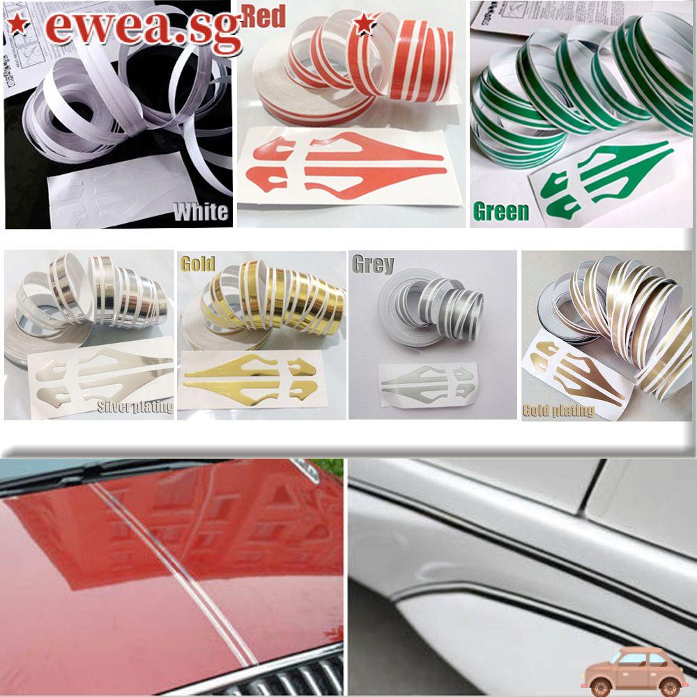 EWEA Car Body Decal Decoration Waist Line Racing Pinstripe Steamline