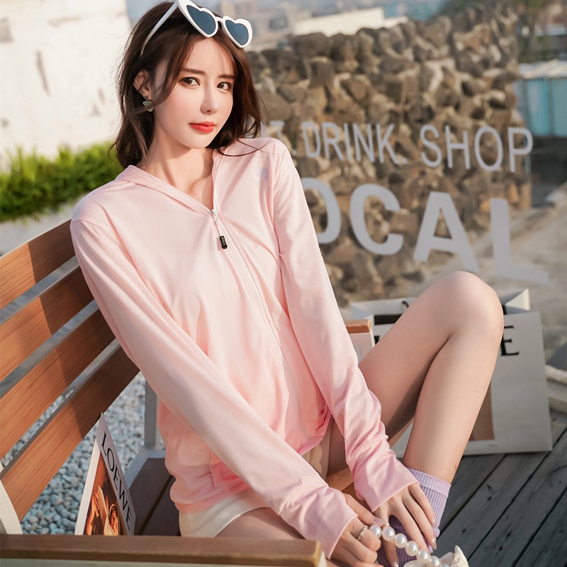Summer New Japanese Rabbit Second Generation Sun Protection Clothing Women UV Protection Breathable Ice Silk Hooded Sun Protection Clothing Women