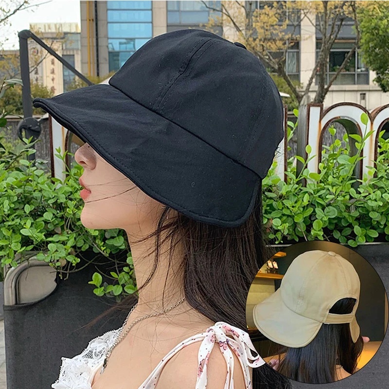 Japanese Sun Bucket Hat For Men And Women Solid Color, Double Sided Design,  Leisure Style From Dcll, $4.77