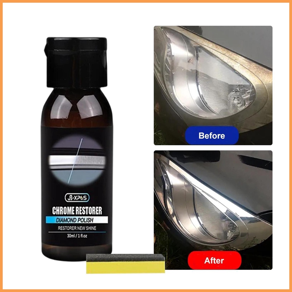 Chrome Plated Restorer Metal Polishing Restorer Remove Rust 30ml