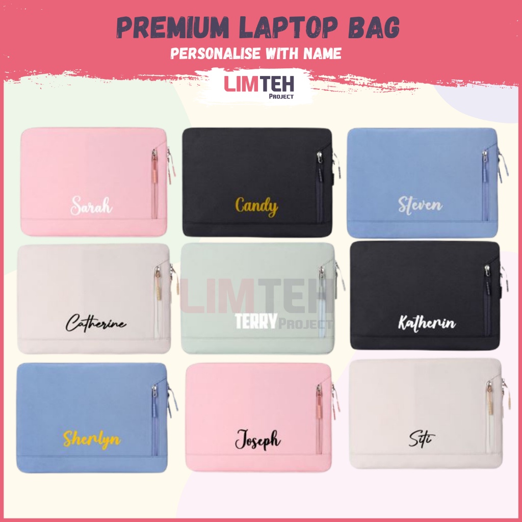 Personalised Premium Laptop Bag | Waterproof Laptop Sleeve, Computer Bag | Christmas Gift | Farewell Gift | Birthday