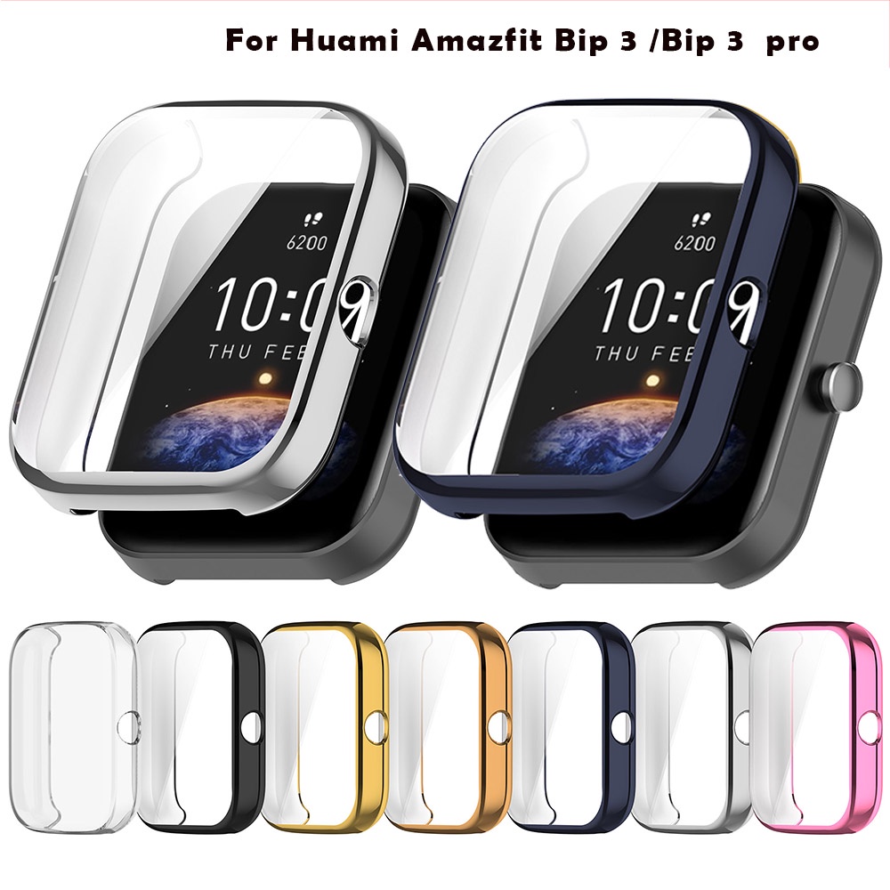 Screen Protector Case for Amazfit Bip 5 Full Coverage Bumper Soft